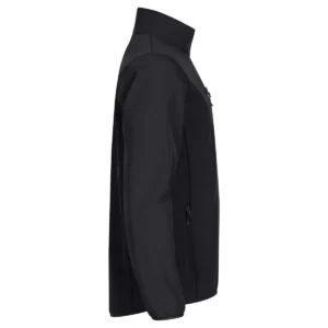 Chaqueta hombre CLIQUE CLASSIC SOFTSHELL JACKET 0200910, Negro, lateral derecho