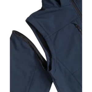 Chaqueta unisex CLIQUE CLASSIC SOFTSHELL 2 IN 1 0200913, detalle de la manga desmontable