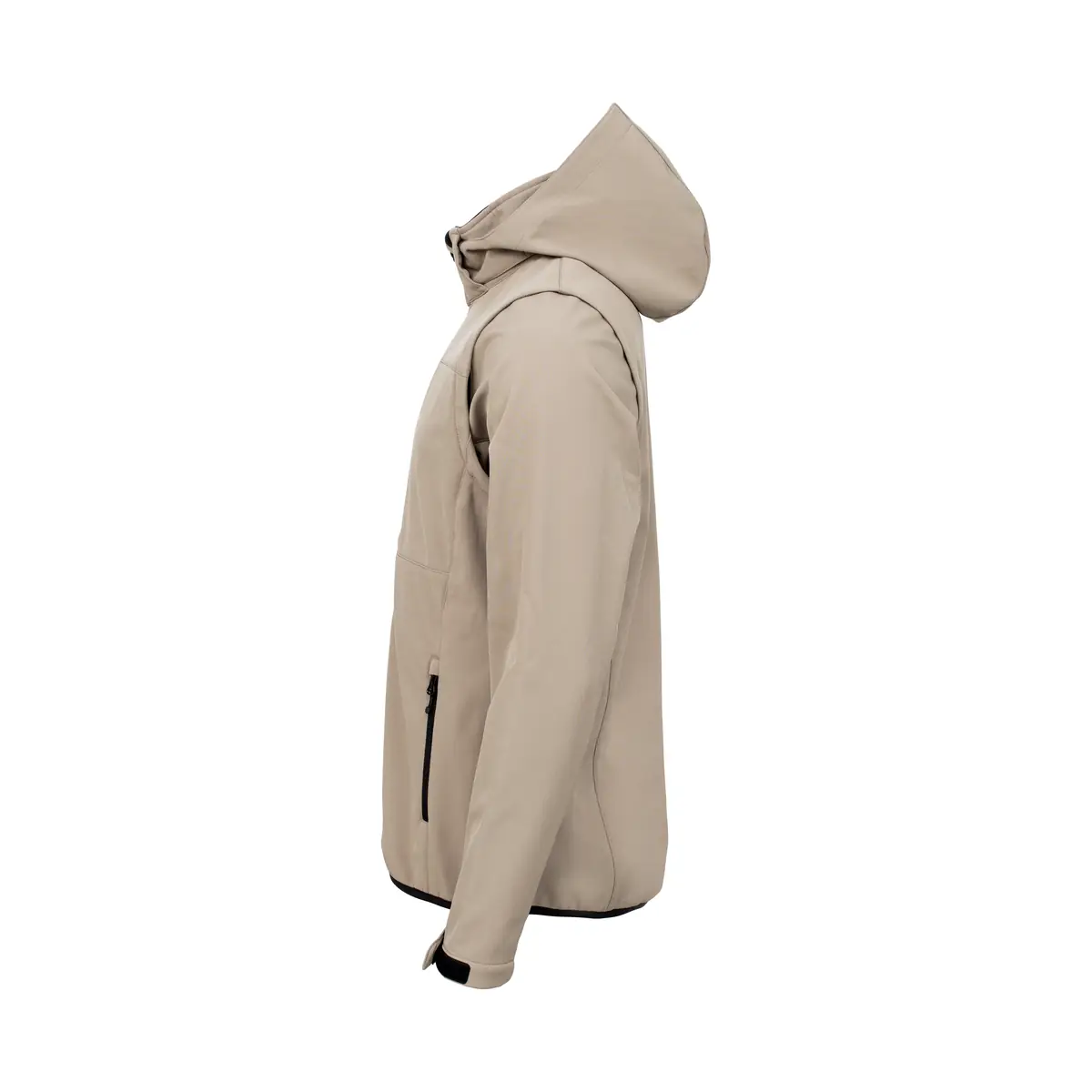 Chaqueta unisex CLIQUE CLASSIC SOFTSHELL 2 IN 1 0200913 13 Chaqueta unisex CLIQUE CLASSIC SOFTSHELL 2 IN 1 0200913, Beige, lateral izquierdo