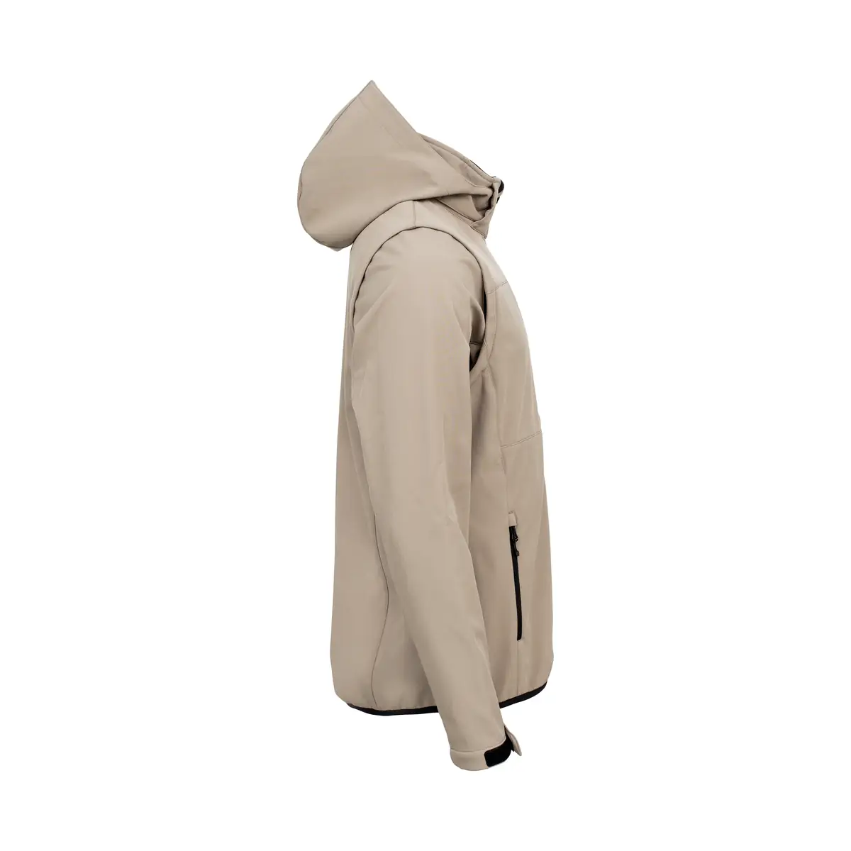 Chaqueta unisex CLIQUE CLASSIC SOFTSHELL 2 IN 1 0200913 14 Chaqueta unisex CLIQUE CLASSIC SOFTSHELL 2 IN 1 0200913, Beige, lateral derecho