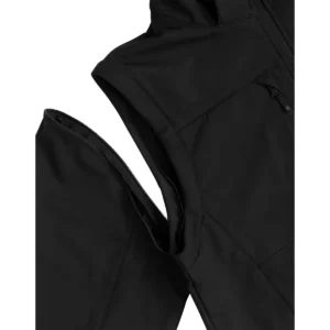Chaqueta unisex CLIQUE CLASSIC SOFTSHELL 2 IN 1 0200913, detalle de la manga desmontable