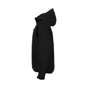 Chaqueta unisex CLIQUE CLASSIC SOFTSHELL 2 IN 1 0200913, Negro, lateral izquierdo