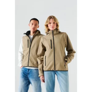 Chaqueta unisex CLIQUE CLASSIC SOFTSHELL 2 IN 1 0200913, con modelos