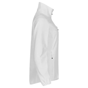Chaqueta mujer CLIQUE CLASSIC SOFTSHELL JACKET WOMEN 0200915, Blanco, lateral derecho