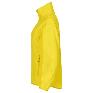 Chaqueta mujer CLIQUE CLASSIC SOFTSHELL JACKET WOMEN 0200915, Amarillo, lateral izquierdo