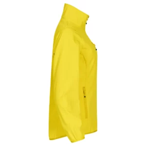 Chaqueta mujer CLIQUE CLASSIC SOFTSHELL JACKET WOMEN 0200915, Amarillo, lateral derecho