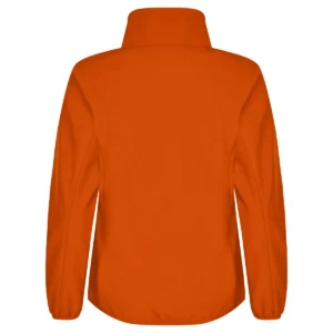 Chaqueta mujer CLIQUE CLASSIC SOFTSHELL JACKET WOMEN 0200915, Naranja, vista posterior
