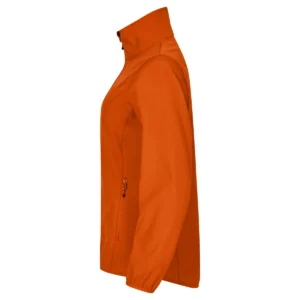 Chaqueta mujer CLIQUE CLASSIC SOFTSHELL JACKET WOMEN 0200915, Naranja, lateral izquierdo
