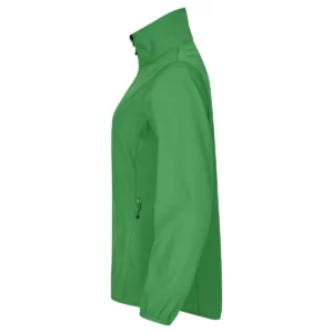 Chaqueta mujer CLIQUE CLASSIC SOFTSHELL JACKET WOMEN 0200915, Verde, lateral izquierdo