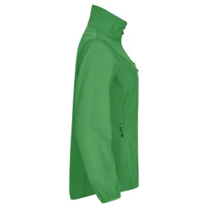 Chaqueta mujer CLIQUE CLASSIC SOFTSHELL JACKET WOMEN 0200915, Verde, lateral derecho