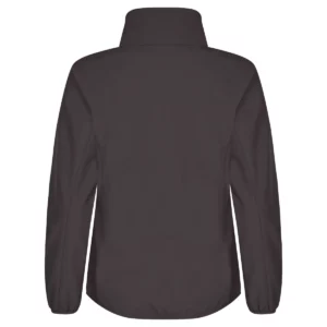 Chaqueta mujer CLIQUE CLASSIC SOFTSHELL JACKET WOMEN 0200915, Gris, vista posterior