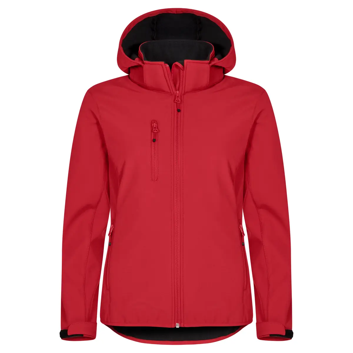 Chaqueta mujer CLIQUE CLASSIC SOFTSHELL HOODY WOMEN 0200917 2 Chaqueta mujer CLIQUE CLASSIC SOFTSHELL HOODY WOMEN 0200917, Rojo, vista frontal