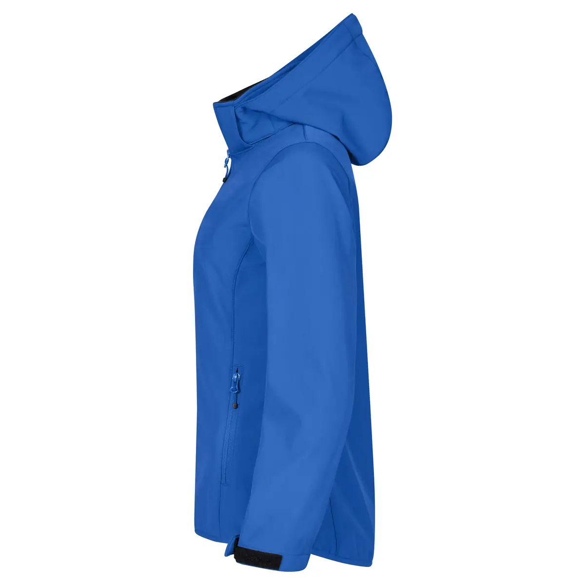 Chaqueta mujer CLIQUE CLASSIC SOFTSHELL HOODY WOMEN 0200917 8 Chaqueta mujer CLIQUE CLASSIC SOFTSHELL HOODY WOMEN 0200917, Azul royal, lateral izquierdo