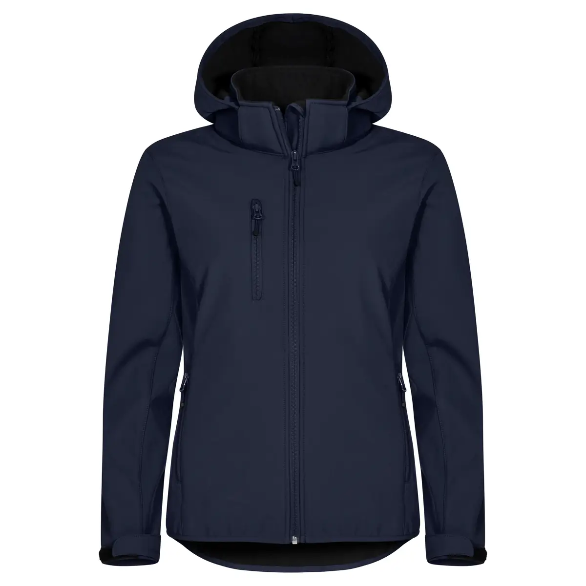 Chaqueta mujer CLIQUE CLASSIC SOFTSHELL HOODY WOMEN 0200917 10 Chaqueta mujer CLIQUE CLASSIC SOFTSHELL HOODY WOMEN 0200917, Azul marino, vista frontal