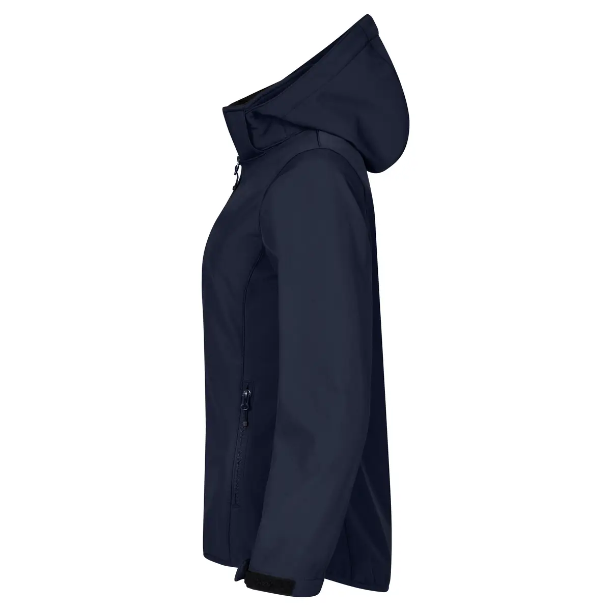 Chaqueta mujer CLIQUE CLASSIC SOFTSHELL HOODY WOMEN 0200917 13 Chaqueta mujer CLIQUE CLASSIC SOFTSHELL HOODY WOMEN 0200917, Azul marino, lateral izquierdo