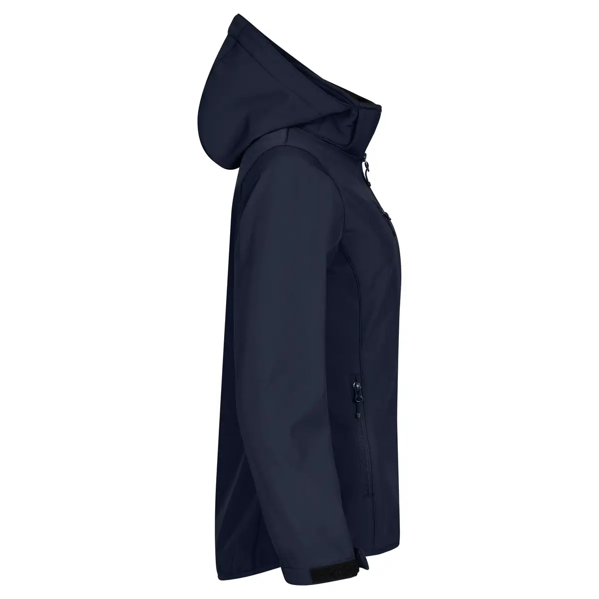Chaqueta mujer CLIQUE CLASSIC SOFTSHELL HOODY WOMEN 0200917 11 Chaqueta mujer CLIQUE CLASSIC SOFTSHELL HOODY WOMEN 0200917, Azul marino, lateral derecho