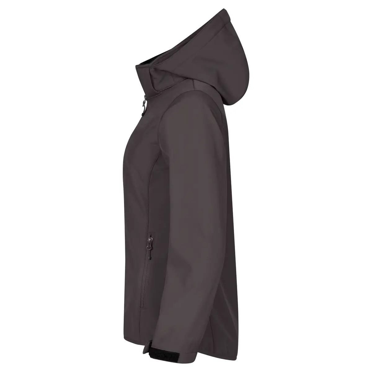 Chaqueta mujer CLIQUE CLASSIC SOFTSHELL HOODY WOMEN 0200917 16 Chaqueta mujer CLIQUE CLASSIC SOFTSHELL HOODY WOMEN 0200917, Gris, lateral izquierdo