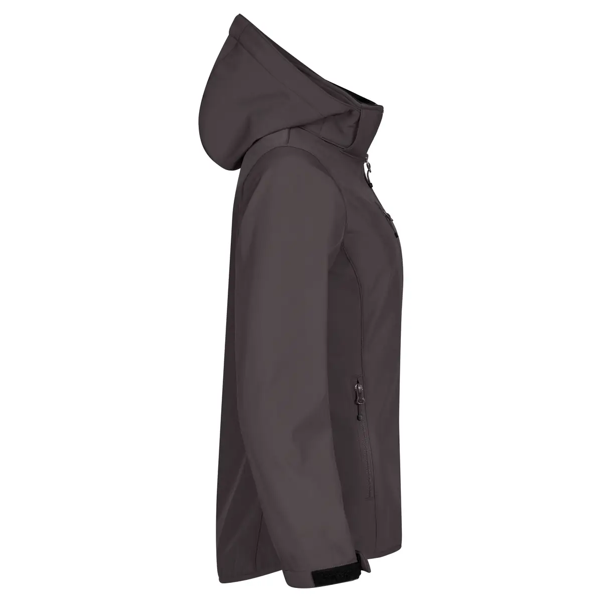 Chaqueta mujer CLIQUE CLASSIC SOFTSHELL HOODY WOMEN 0200917 17 Chaqueta mujer CLIQUE CLASSIC SOFTSHELL HOODY WOMEN 0200917, Gris, lateral derecho
