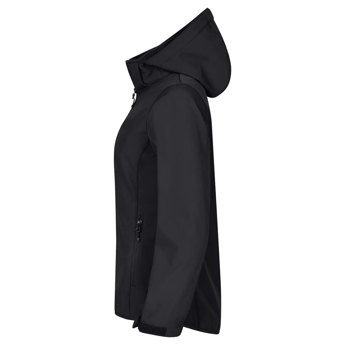 Chaqueta mujer CLIQUE CLASSIC SOFTSHELL HOODY WOMEN 0200917 20 Chaqueta mujer CLIQUE CLASSIC SOFTSHELL HOODY WOMEN 0200917, Negro, lateral izquierdo