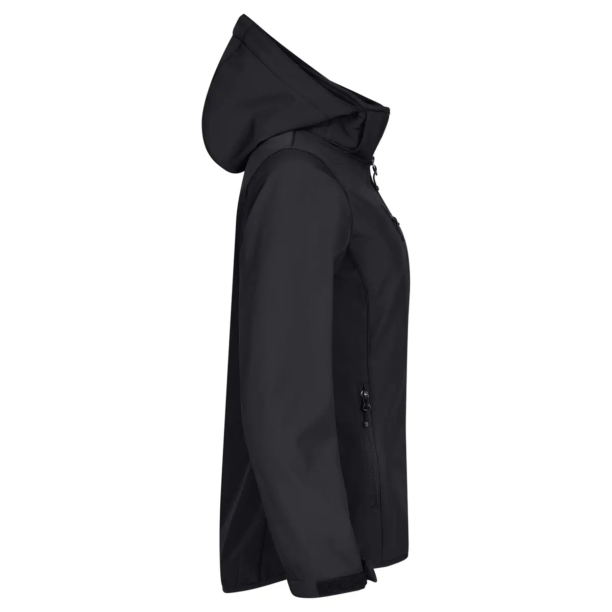 Chaqueta mujer CLIQUE CLASSIC SOFTSHELL HOODY WOMEN 0200917 21 Chaqueta mujer CLIQUE CLASSIC SOFTSHELL HOODY WOMEN 0200917, Negro, lateral derecho