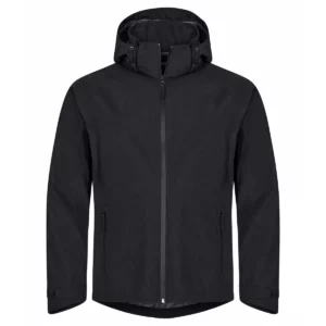 Chaqueta hombre CLIQUE CLASSIC SHELL JACKET 0200923, Black, vista frontal