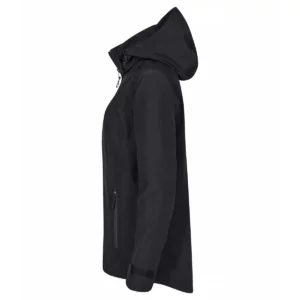 Chaqueta mujer CLIQUE CLASSIC SHELL JACKET WOMEN 0200924, Black, lateral izquierdo
