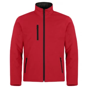 Chaqueta hombre CLIQUE PADDED SOFTSHELL JACKET 0200954, Red, vista frontal