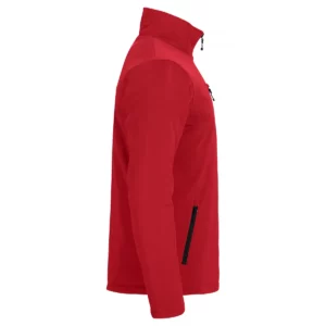 Chaqueta hombre CLIQUE PADDED SOFTSHELL JACKET 0200954, Red, lateral derecho