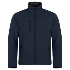 Chaqueta hombre CLIQUE PADDED SOFTSHELL JACKET 0200954, Dark navy, vista frontal