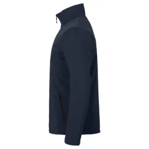 Chaqueta hombre CLIQUE PADDED SOFTSHELL JACKET 0200954, Dark navy, lateral izquierdo