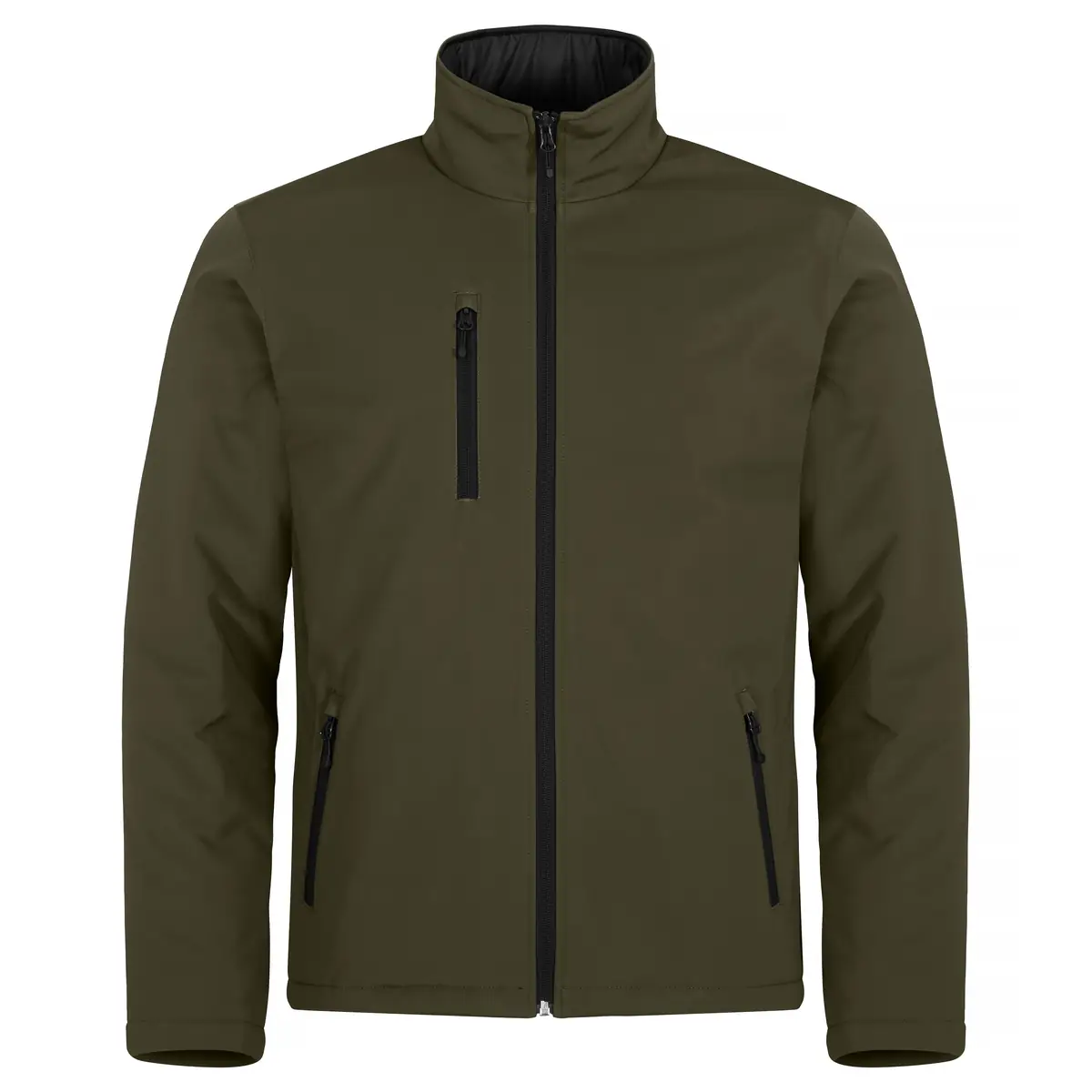 Chaqueta hombre CLIQUE PADDED SOFTSHELL JACKET 0200954 15 Chaqueta hombre CLIQUE PADDED SOFTSHELL JACKET 0200954, Fog green, vista frontal