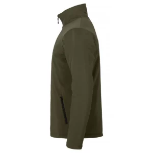 Chaqueta hombre CLIQUE PADDED SOFTSHELL JACKET 0200954, Fog green, lateral izquierdo