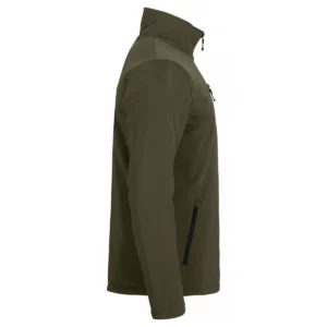 Chaqueta hombre CLIQUE PADDED SOFTSHELL JACKET 0200954, Fog green, lateral derecho