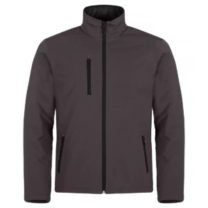 Chaqueta hombre CLIQUE PADDED SOFTSHELL JACKET 0200954, Dark grey, vista frontal
