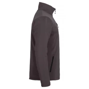 Chaqueta hombre CLIQUE PADDED SOFTSHELL JACKET 0200954, Dark grey, lateral derecho
