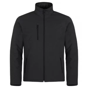 Chaqueta hombre CLIQUE PADDED SOFTSHELL JACKET 0200954, Black, vista frontal