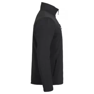 Chaqueta hombre CLIQUE PADDED SOFTSHELL JACKET 0200954, Black, lateral derecho