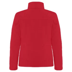 Chaqueta mujer CLIQUE PADDED SOFTSHELL JACKET WOMEN 0200957, Red, vista posterior