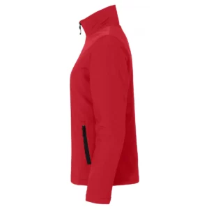 Chaqueta mujer CLIQUE PADDED SOFTSHELL JACKET WOMEN 0200957, Red, lateral izquierdo