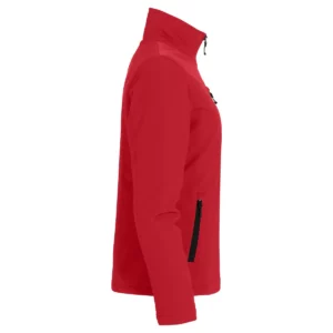 Chaqueta mujer CLIQUE PADDED SOFTSHELL JACKET WOMEN 0200957, Red, lateral derecho