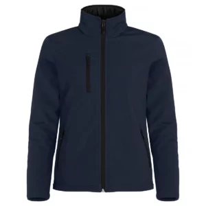 Chaqueta mujer CLIQUE PADDED SOFTSHELL JACKET WOMEN 0200957, Dark navy, vista frontal