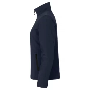 Chaqueta mujer CLIQUE PADDED SOFTSHELL JACKET WOMEN 0200957, Dark navy, lateral izquierdo