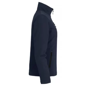 Chaqueta mujer CLIQUE PADDED SOFTSHELL JACKET WOMEN 0200957, Dark navy, lateral derecho