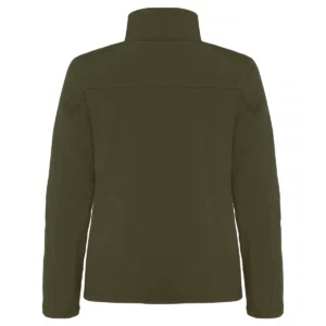 Chaqueta mujer CLIQUE PADDED SOFTSHELL JACKET WOMEN 0200957, Fog green, vista posterior