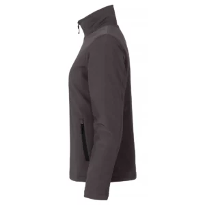 Chaqueta mujer CLIQUE PADDED SOFTSHELL JACKET WOMEN 0200957, Dark grey, lateral izquierdo