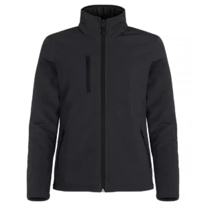 Chaqueta mujer CLIQUE PADDED SOFTSHELL JACKET WOMEN 0200957, Black, vista frontal