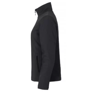 Chaqueta mujer CLIQUE PADDED SOFTSHELL JACKET WOMEN 0200957, Black, lateral izquierdo
