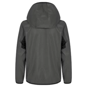 Cortavientos infantil Clique Willmar Junior 0200963 gris reflectante, vista posterior