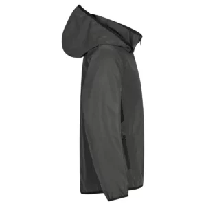 Cortavientos infantil Clique Willmar Junior 0200963 gris reflectante, vista lateral derecho