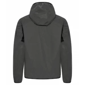 Cortavientos de hombre Clique Willmar 0200964 gris reflectante, vista posterior